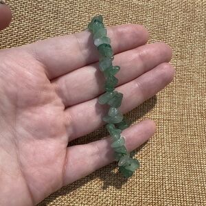 Green Aventurine Chip Bracelet - Genuine Crystal - NWOT
